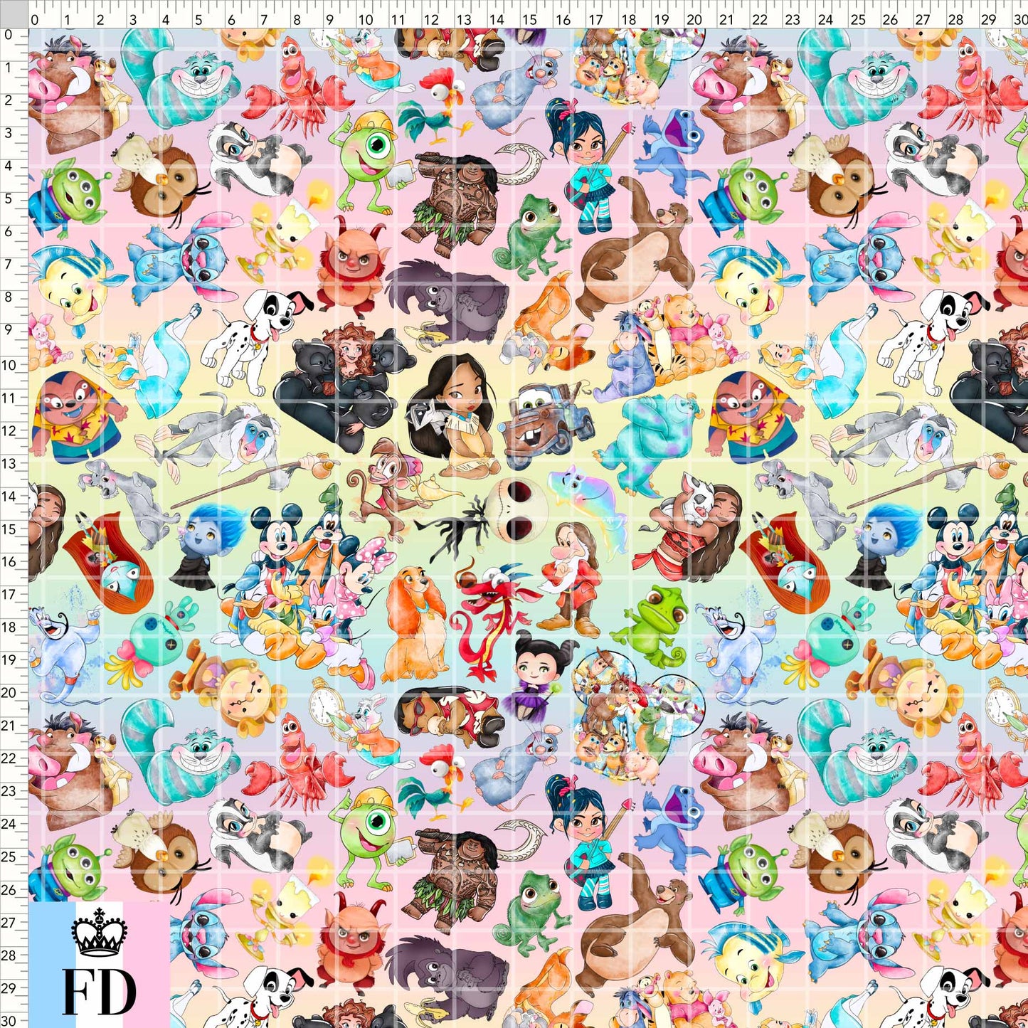 Magic Kingdom 1 - Colorful - MINI