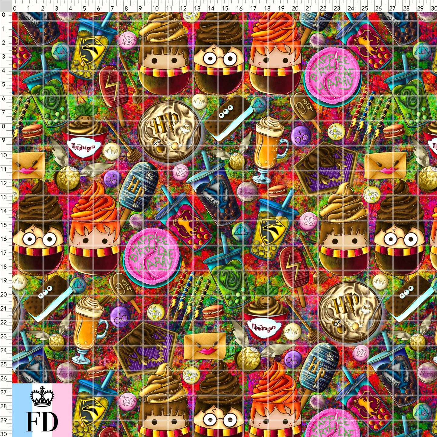 Potter Food Friends - Colorful - MEDIANO