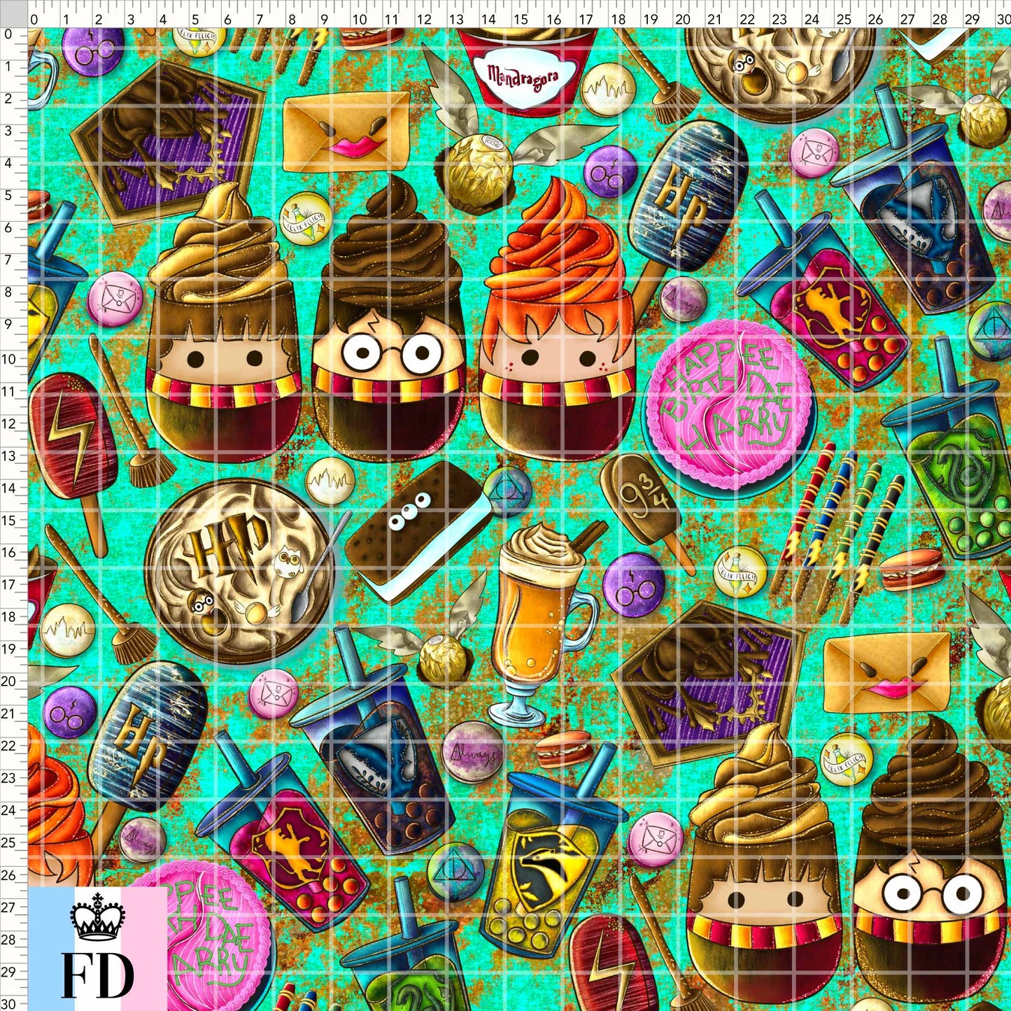 Potter Food Friends - Turquoise - GRANDE