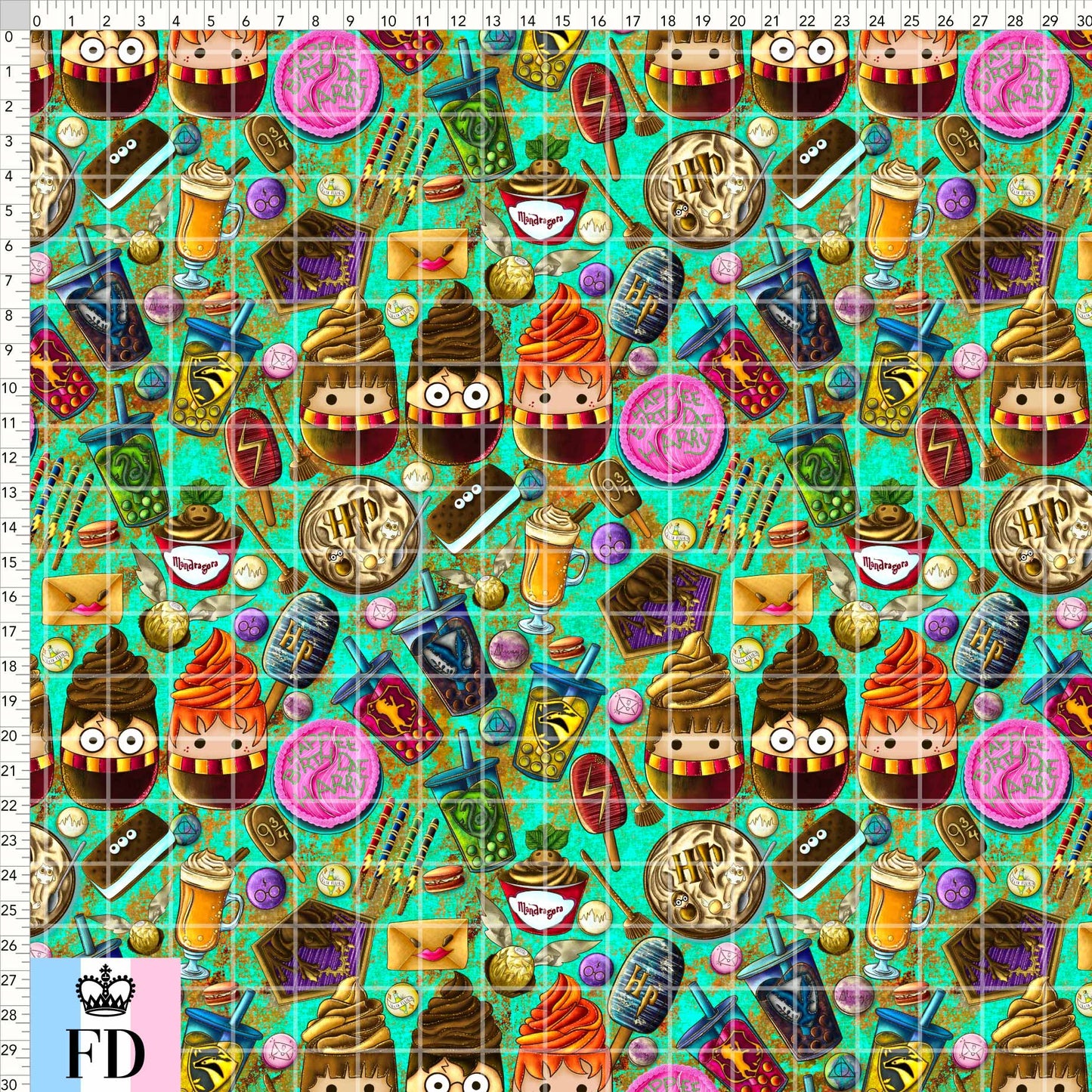 Potter Food Friends - Turquoise - PEQUEÑO