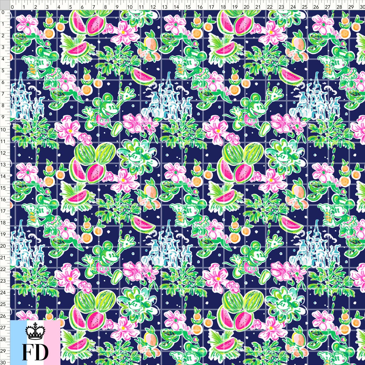 Summer Mice Watermelon LP Dark Blue - MINI