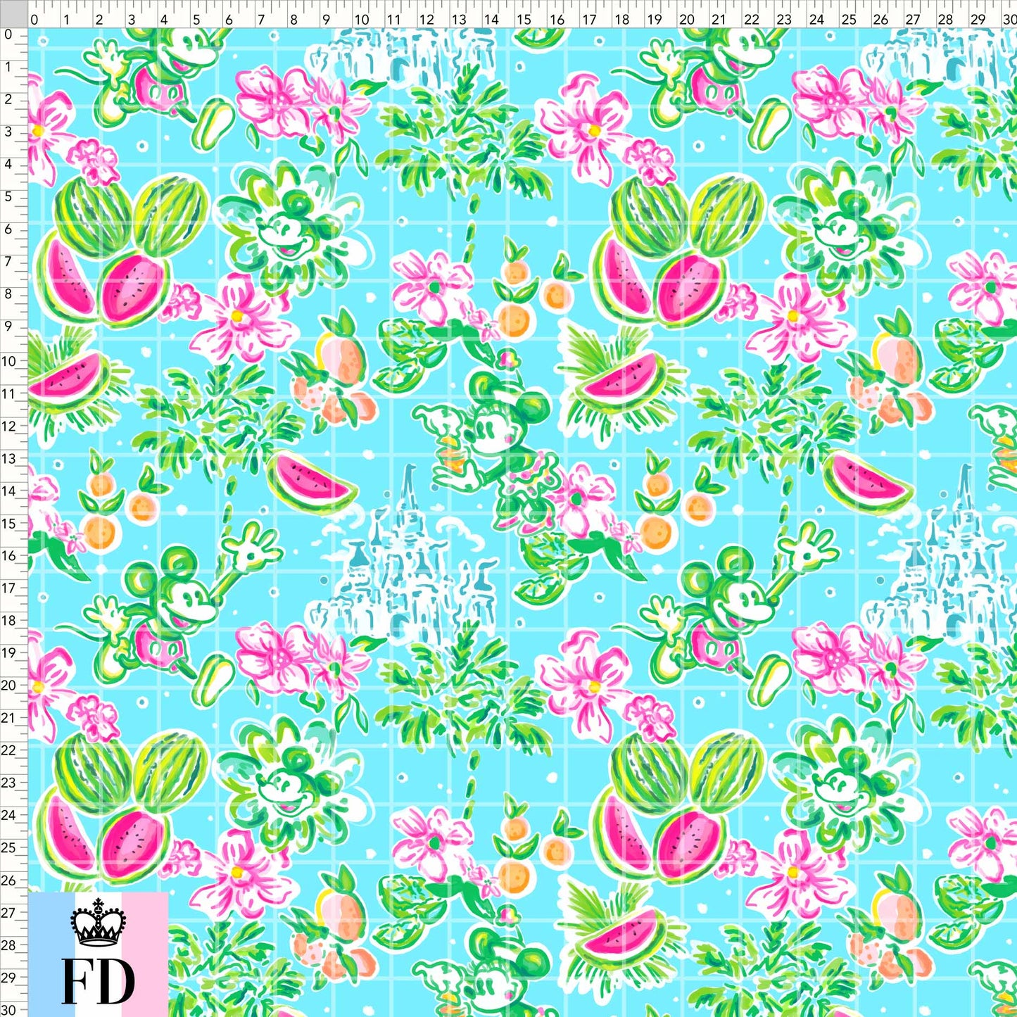 Summer Mice Watermelon LP Turquoise - PEQUEÑO