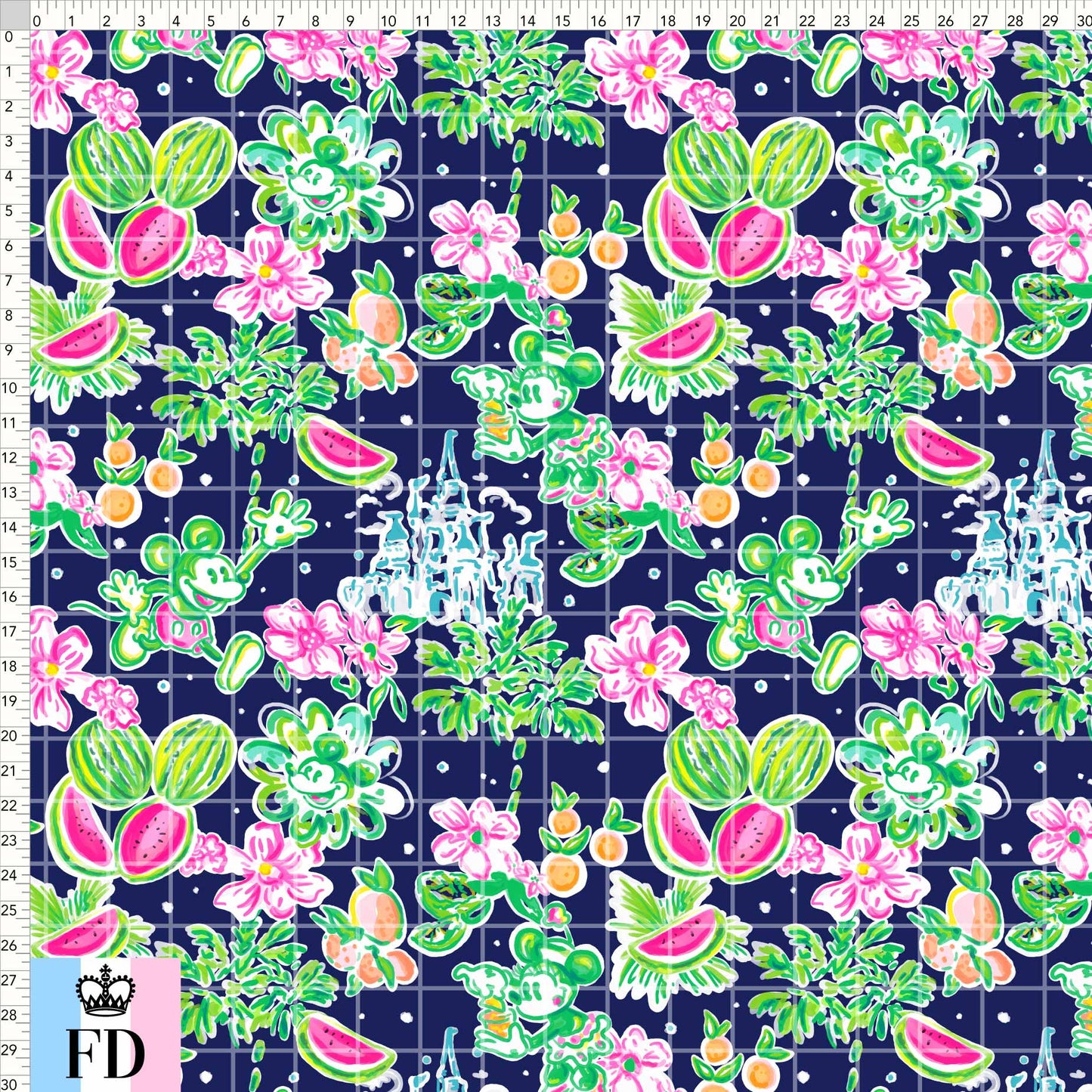 Summer Mice Watermelon LP Dark Blue - PEQUEÑO