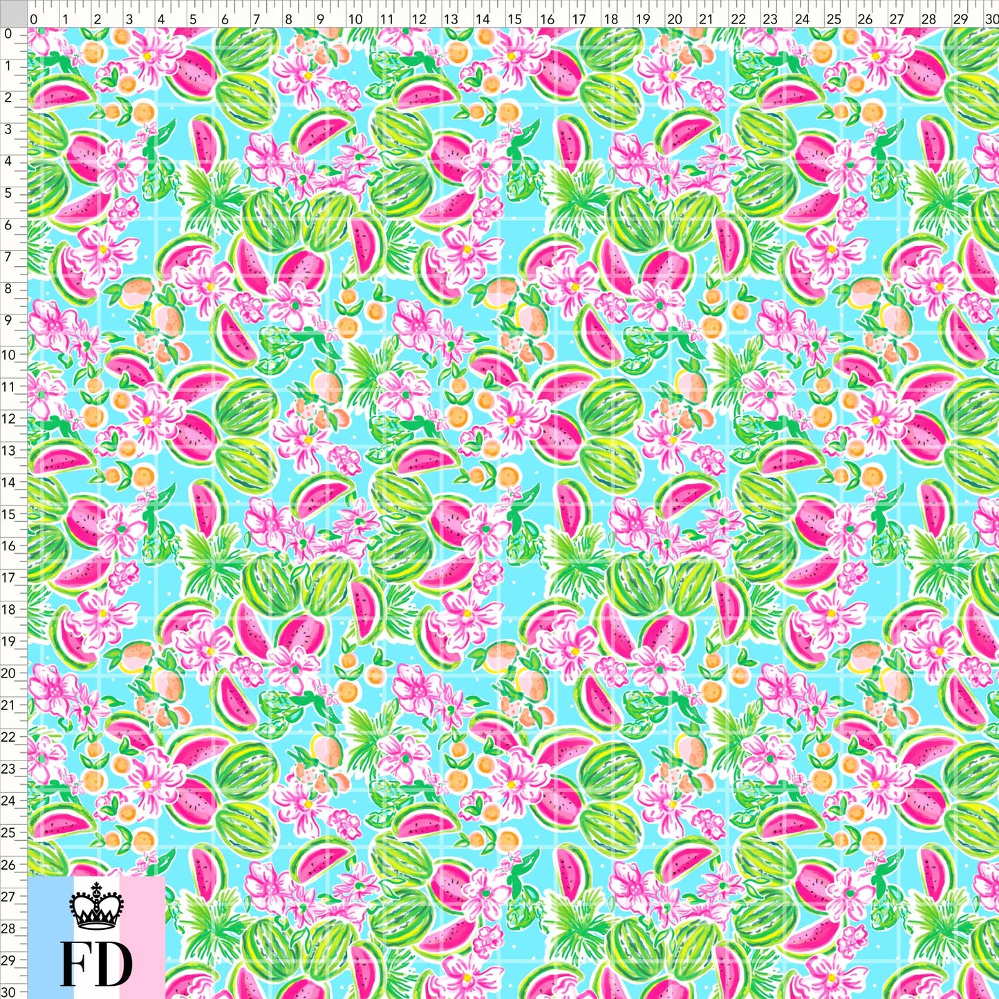 Summer Watermelon LP Coordinate Turquoise - MINI