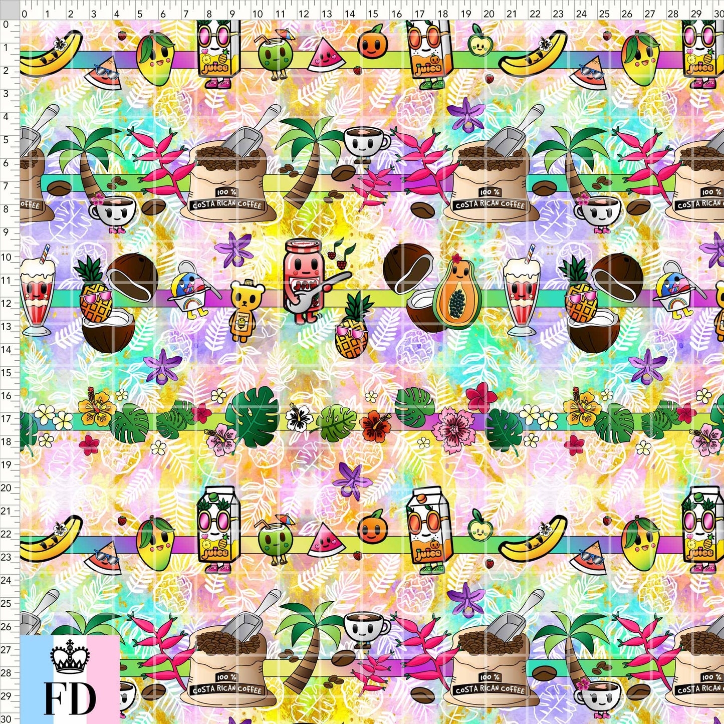 Toki Tropical Fruity - Colorful - MINI