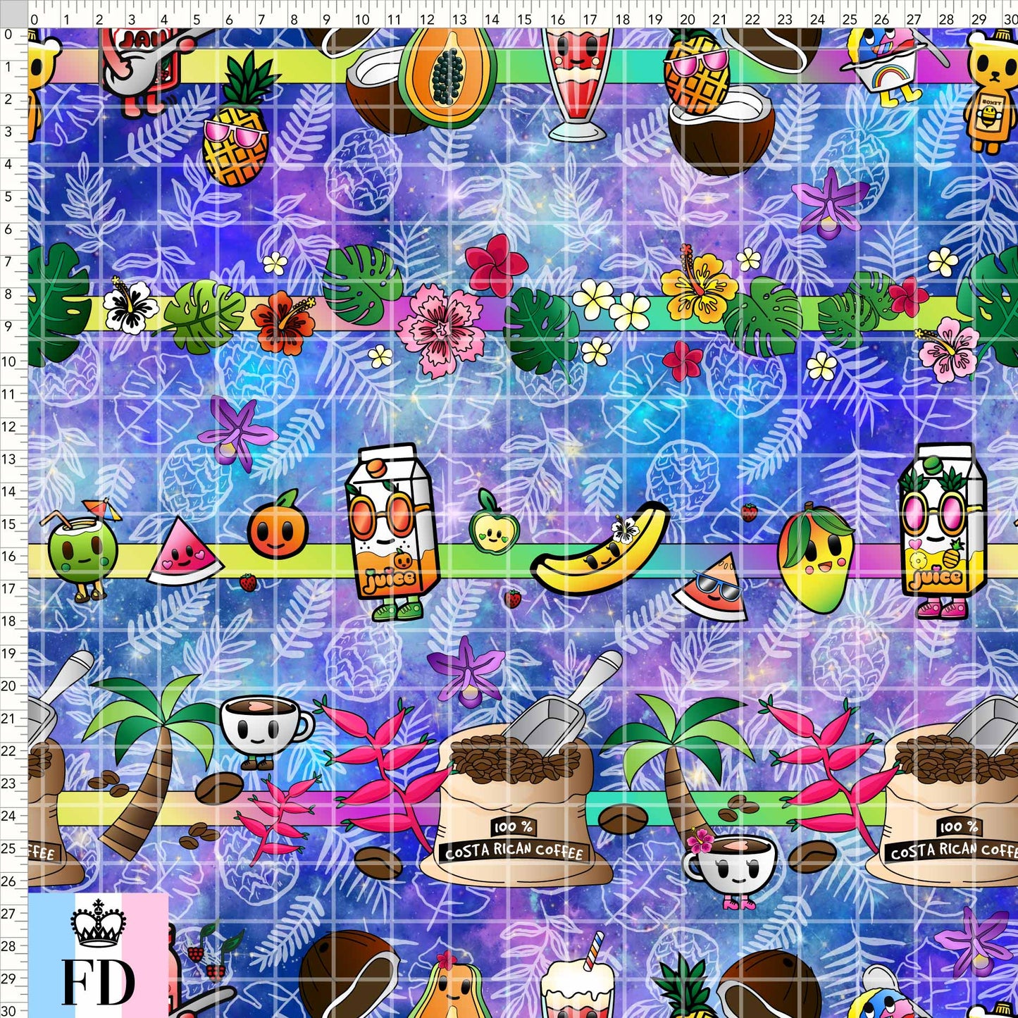 Toki Tropical Fruity - Galaxy - PEQUEÑO