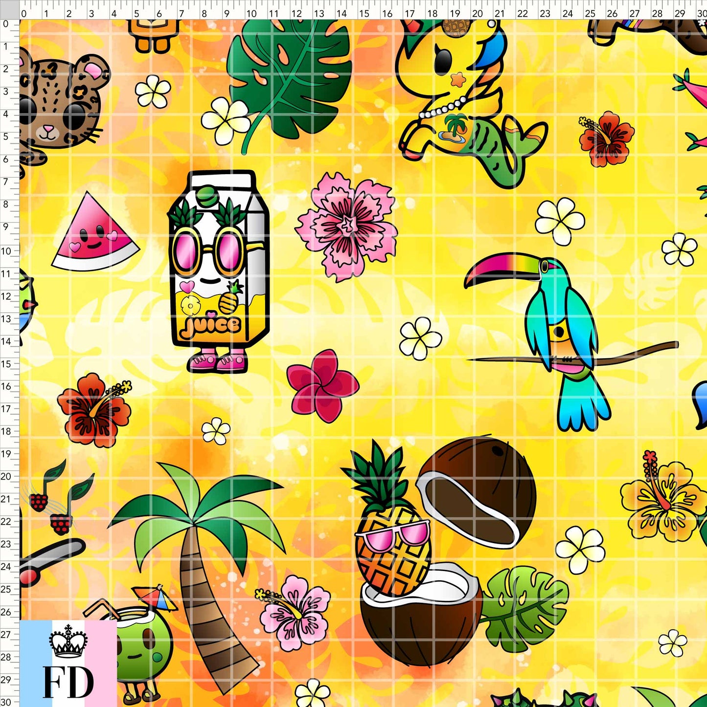 Toki Tropical Sunset - GRANDE