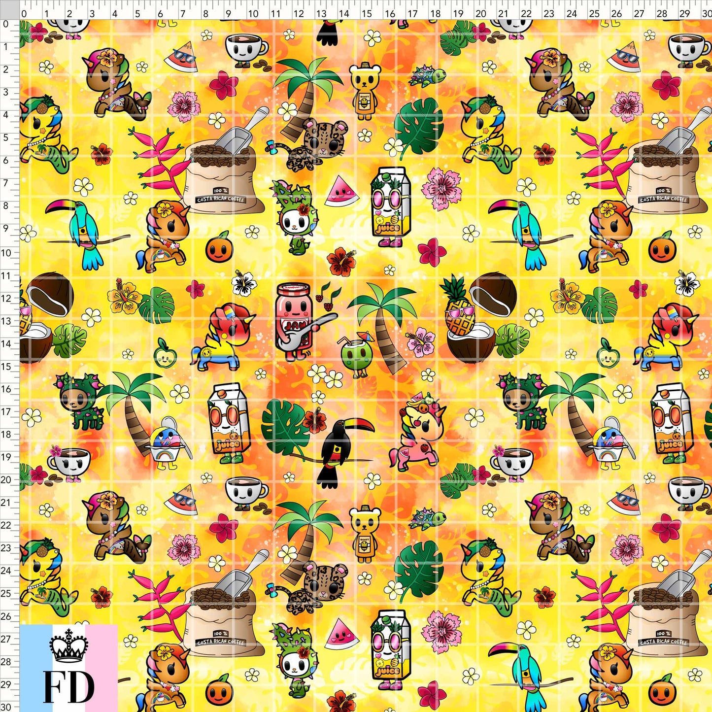 Toki Tropical Sunset - MINI