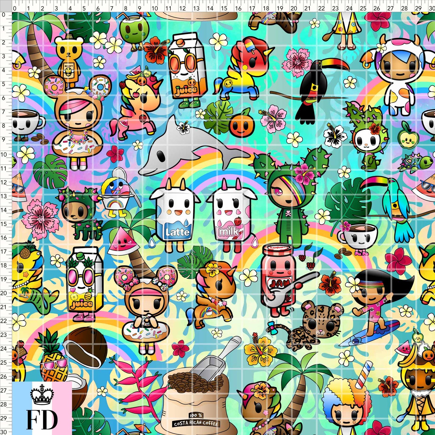 Toki Tropical Main - Colorful - PEQUEÑO