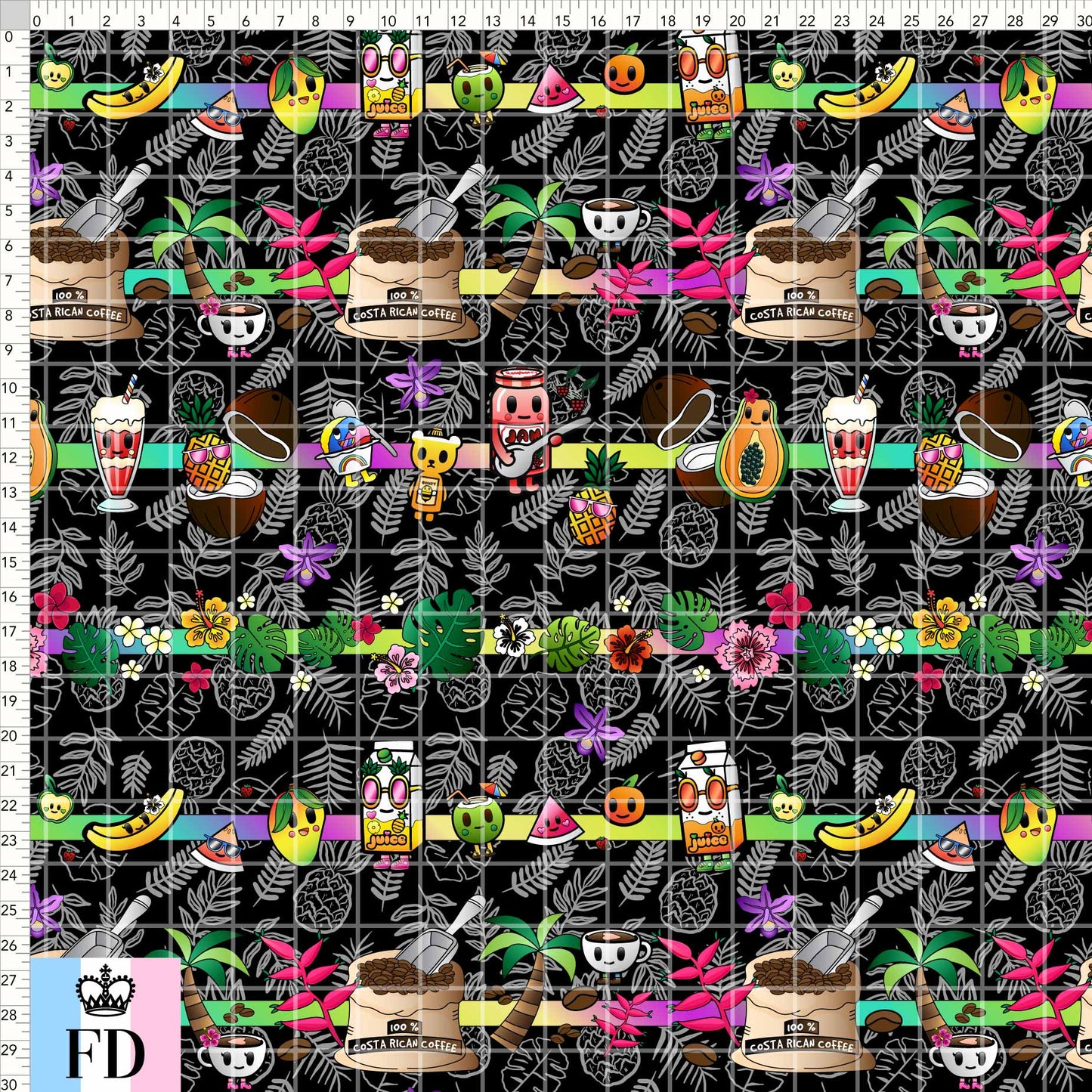 Toki Tropical Fruity - Black - MINI