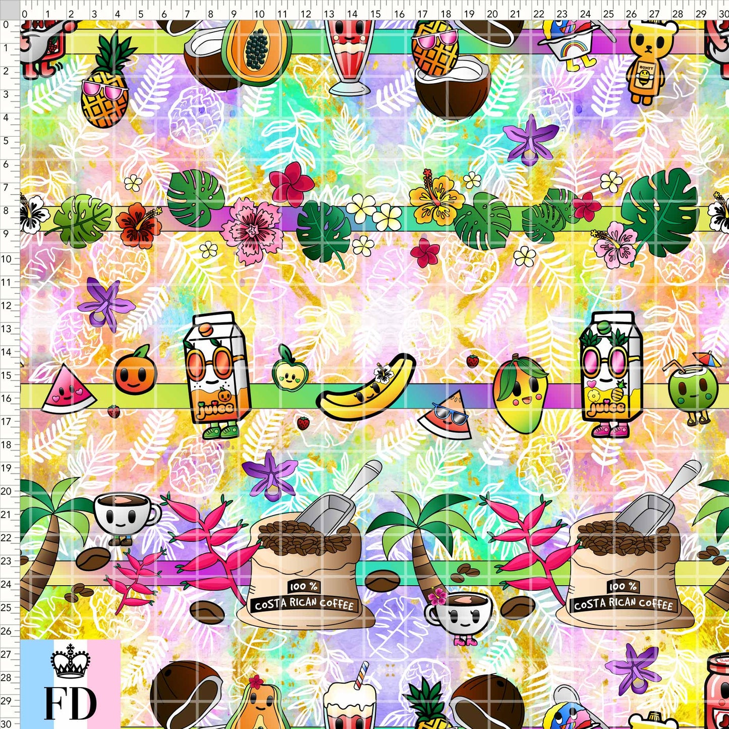 Toki Tropical Fruity - Colorful - PEQUEÑO