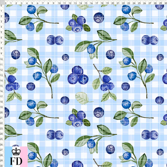 Blueberry Gingham - MEDIANO