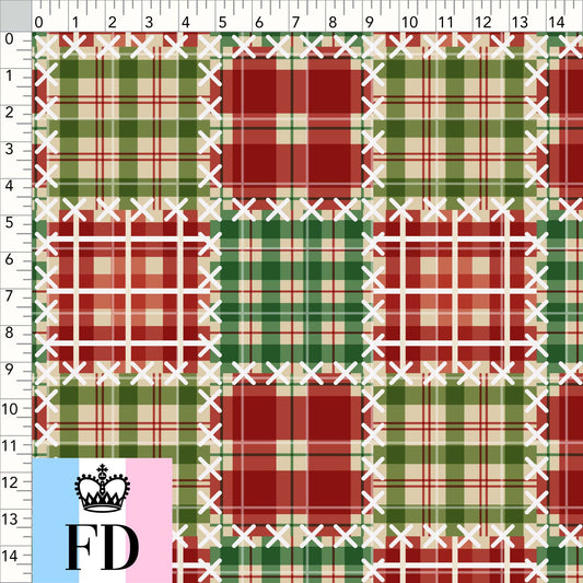 Christmas Patch-like Tartans