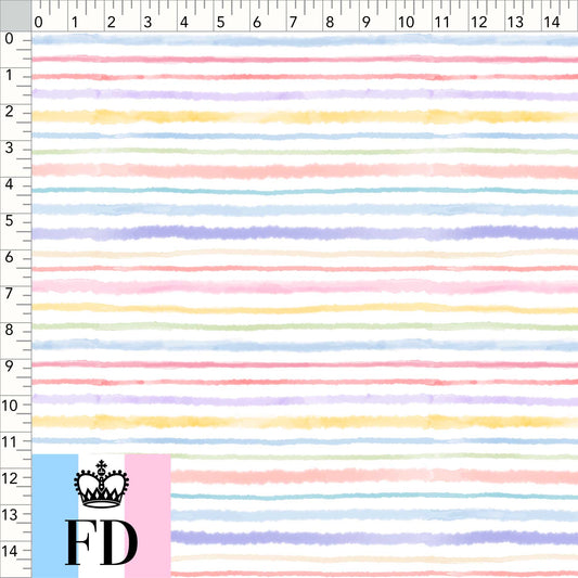 Colorful Watercolor Stripes