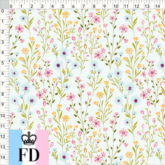 Pastel Chiffony Flowers